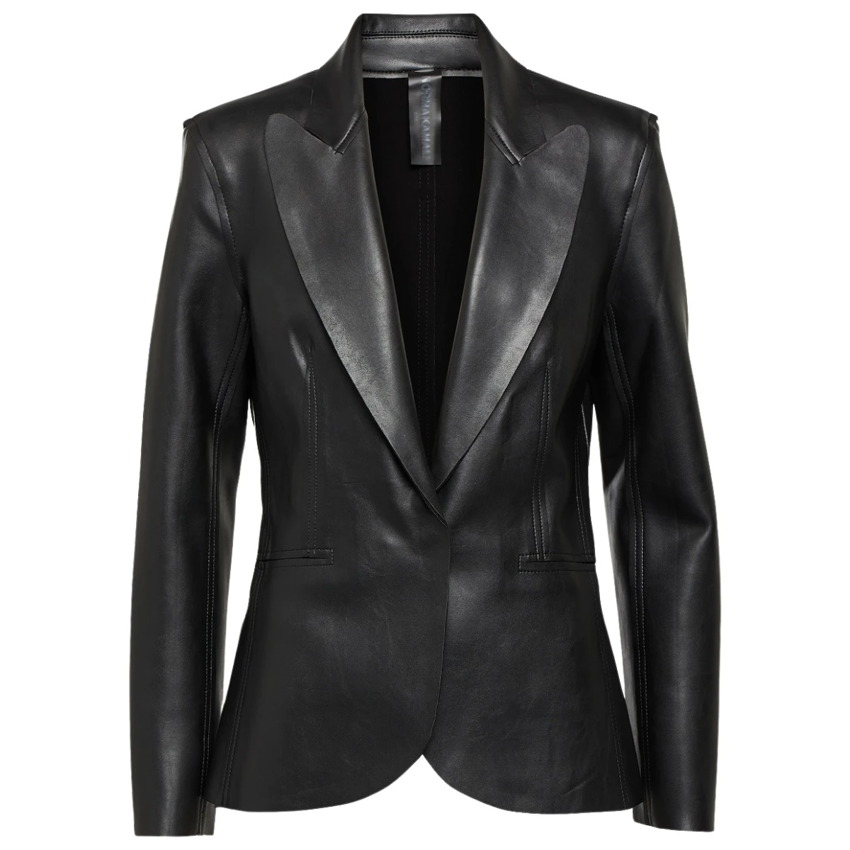 Norma Kamali Faux leather blazer 617586 nobg