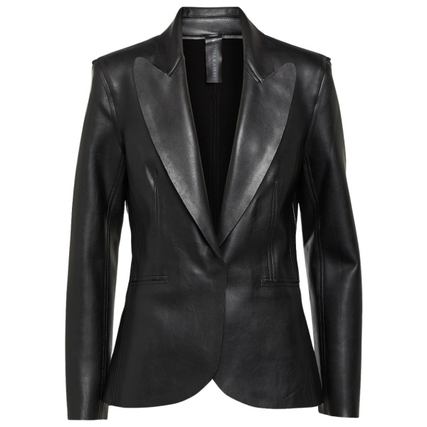 Norma Kamali Faux leather blazer 617586 nobg