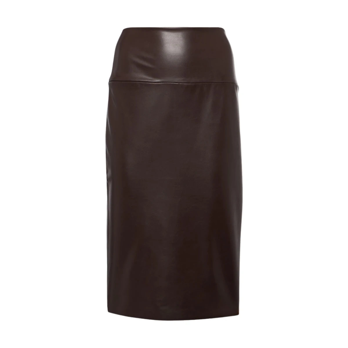 Norma Kamali Faux leather pencil skirt86479 nobg