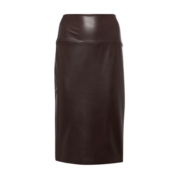 Norma Kamali Faux leather pencil skirt86479 nobg