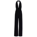 Norma Kamali Halterneck jersey jumpsuit94964 nobg