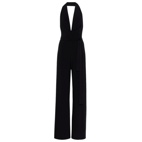 Norma Kamali Halterneck jersey jumpsuit94964 nobg