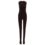 Norma Kamali Jersey catsuit15418 nobg