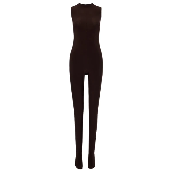 Norma Kamali Jersey catsuit15418 nobg