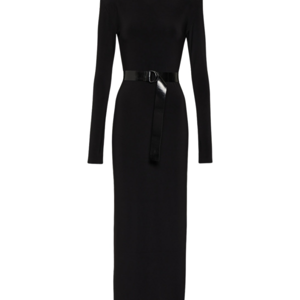 Norma Kamali Jersey midi dress16496 nobg