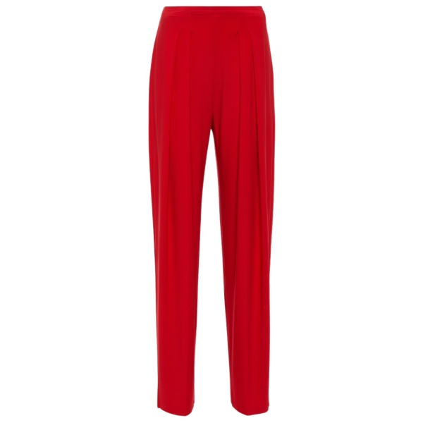 Norma Kamali Low rise pleated tapered pants34681 nobg