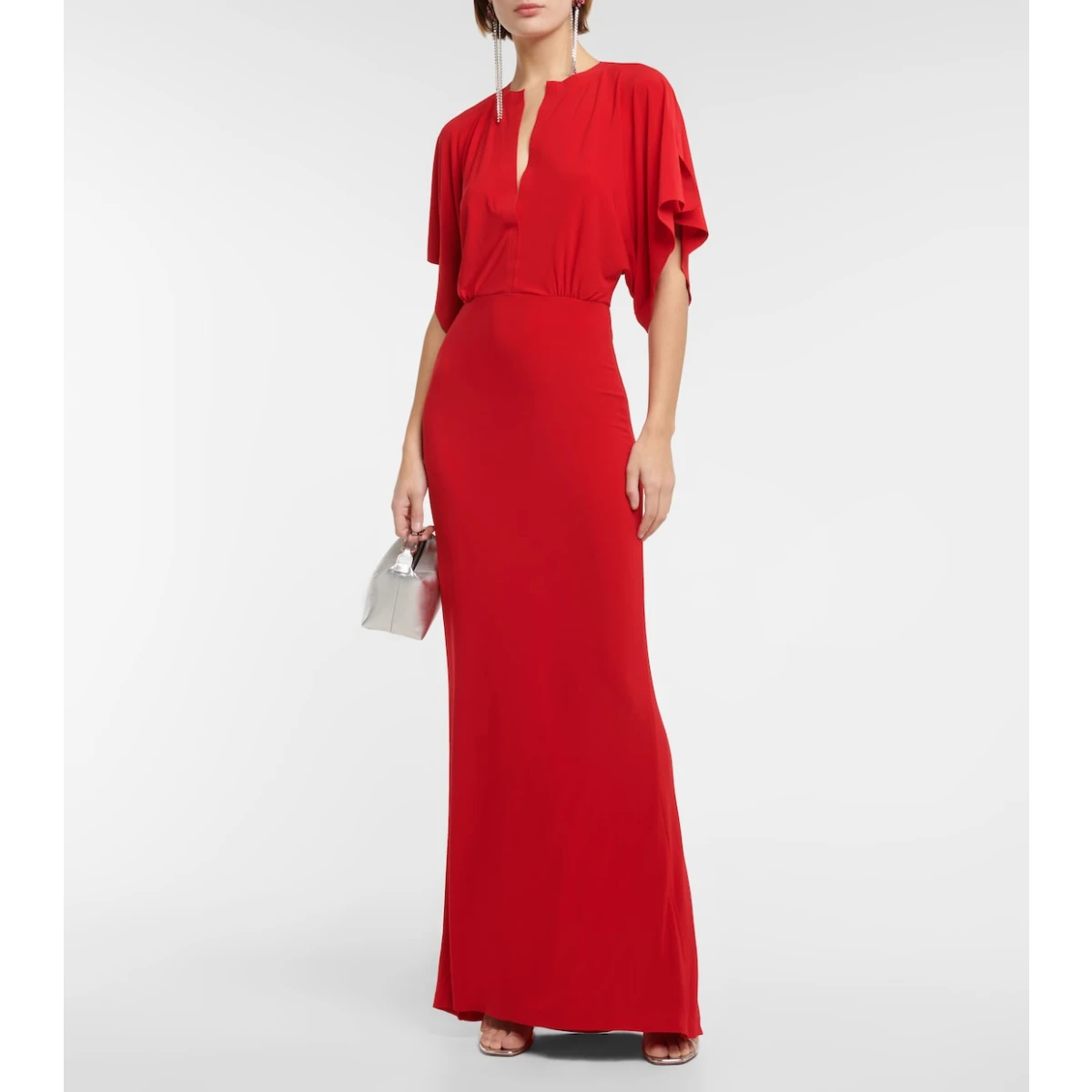 Norma kamali red on sale dress