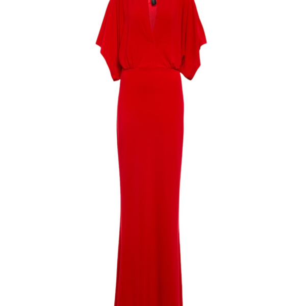 Norma Kamali Obie jersey maxi dress29956 nobg