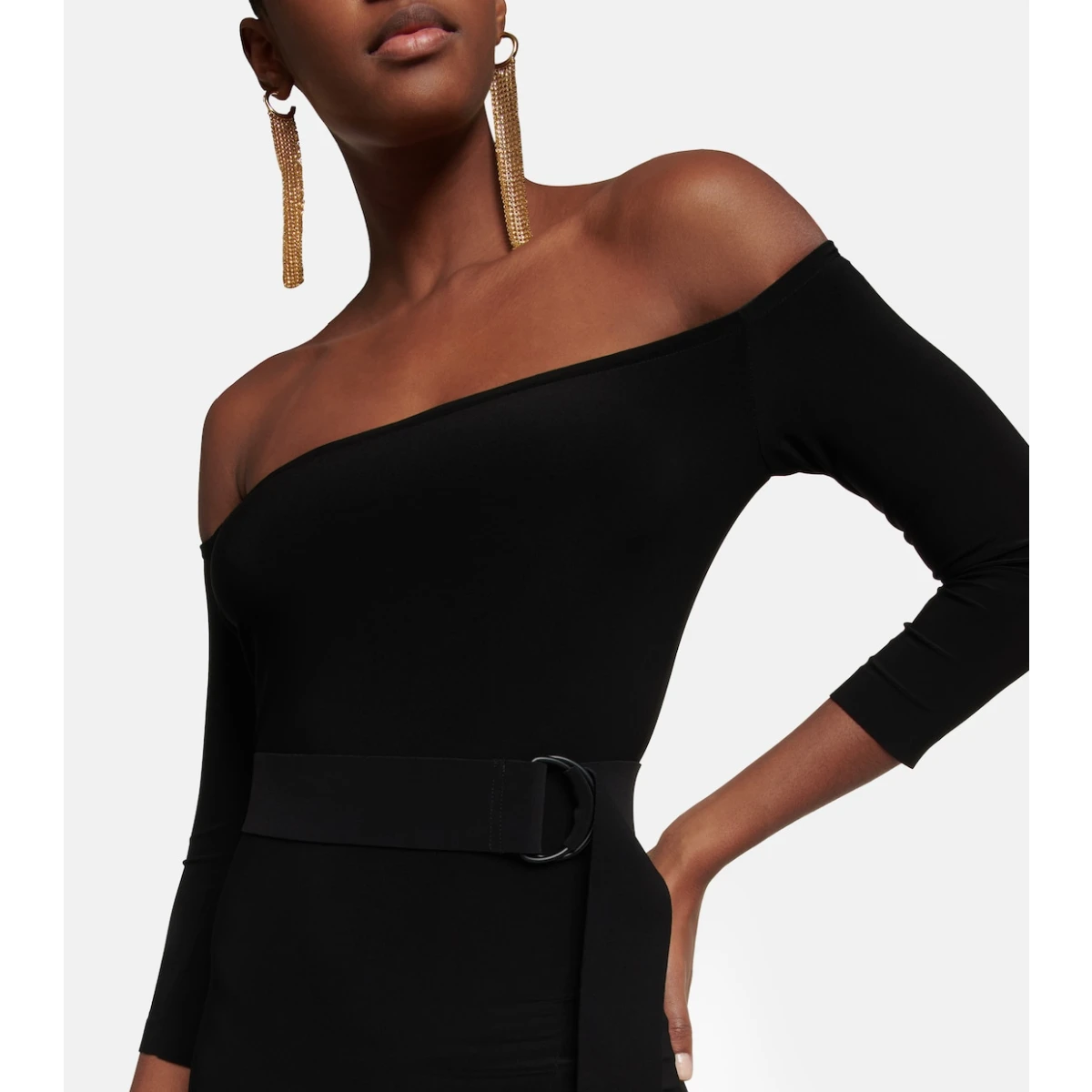 Norma kamali off shoulder dress sale