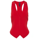 Norma Kamali Racerback vest85805 nobg