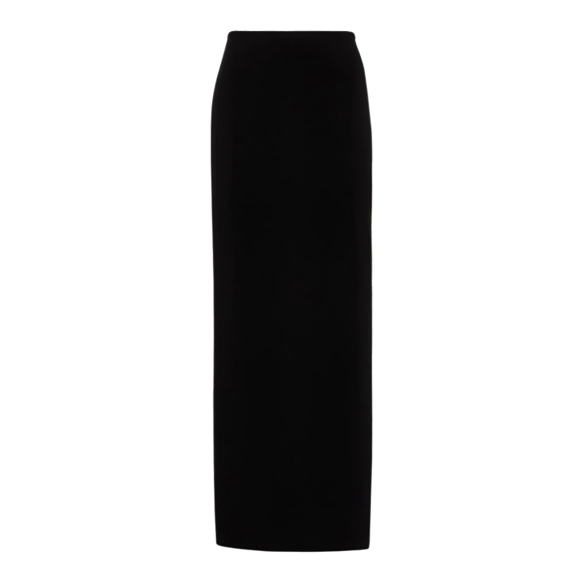 Norma Kamali Side slit jersey maxi skirt20708 nobg