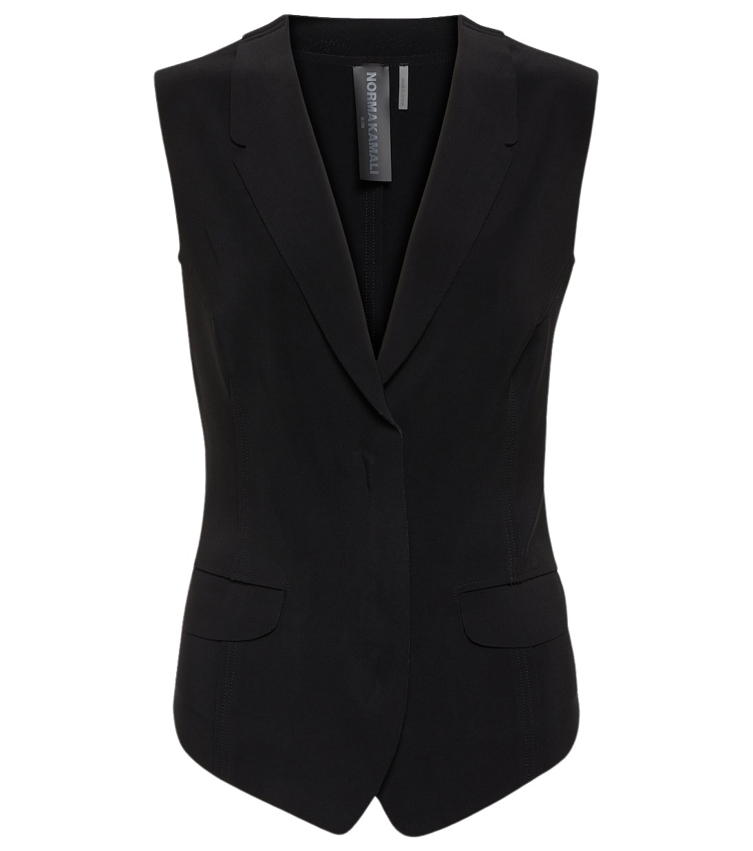Norma Kamali Single breasted vest42783 nobg
