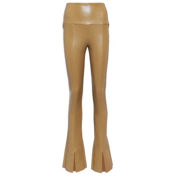 Norma Kamali Spat faux leather leggings35609 nobg