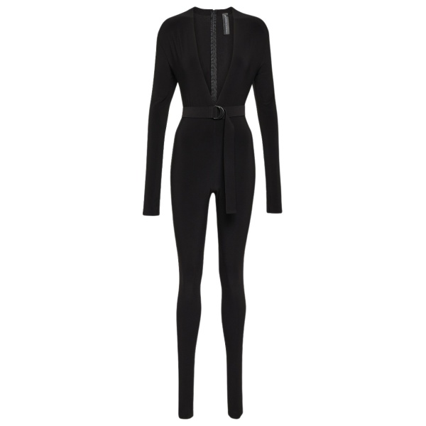 Norma Kamali Stirrup jersey catsuit26700 nobg