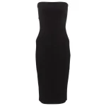 Norma Kamali Strapless jersey blend midi dress31499 nobg