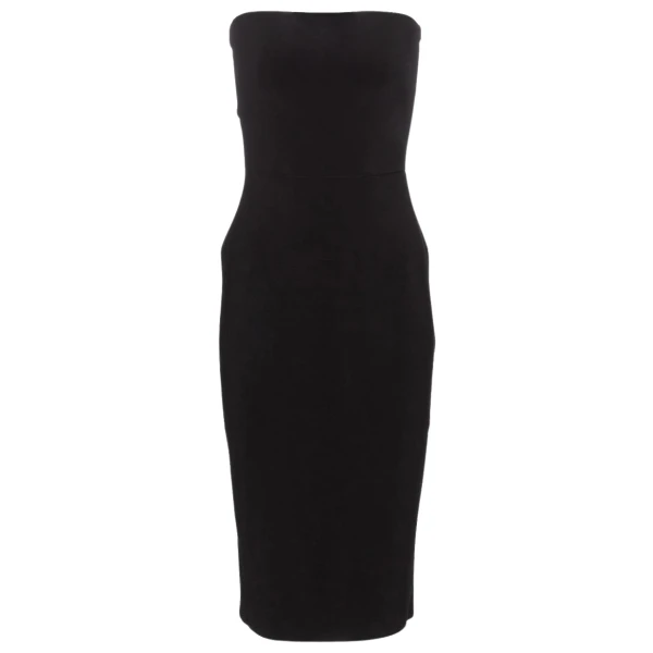 Norma Kamali Strapless jersey blend midi dress31499 nobg