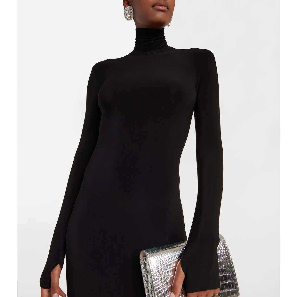 Turtleneck gown outlet design