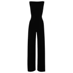 Norma Kamali X jersey wide leg jumpsuit57531 nobg