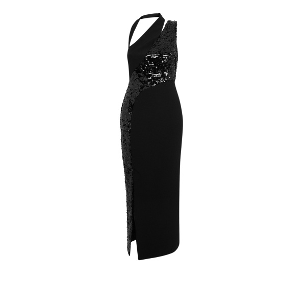 Safiyaa Alo Black Midi Dress33333 nobg