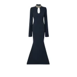 Safiyaa Anouk Midnight Navy Long Dress28579 nobg