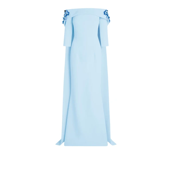 Safiyaa Bellara Pale Blue Harness Soshin Dress55941 nobg