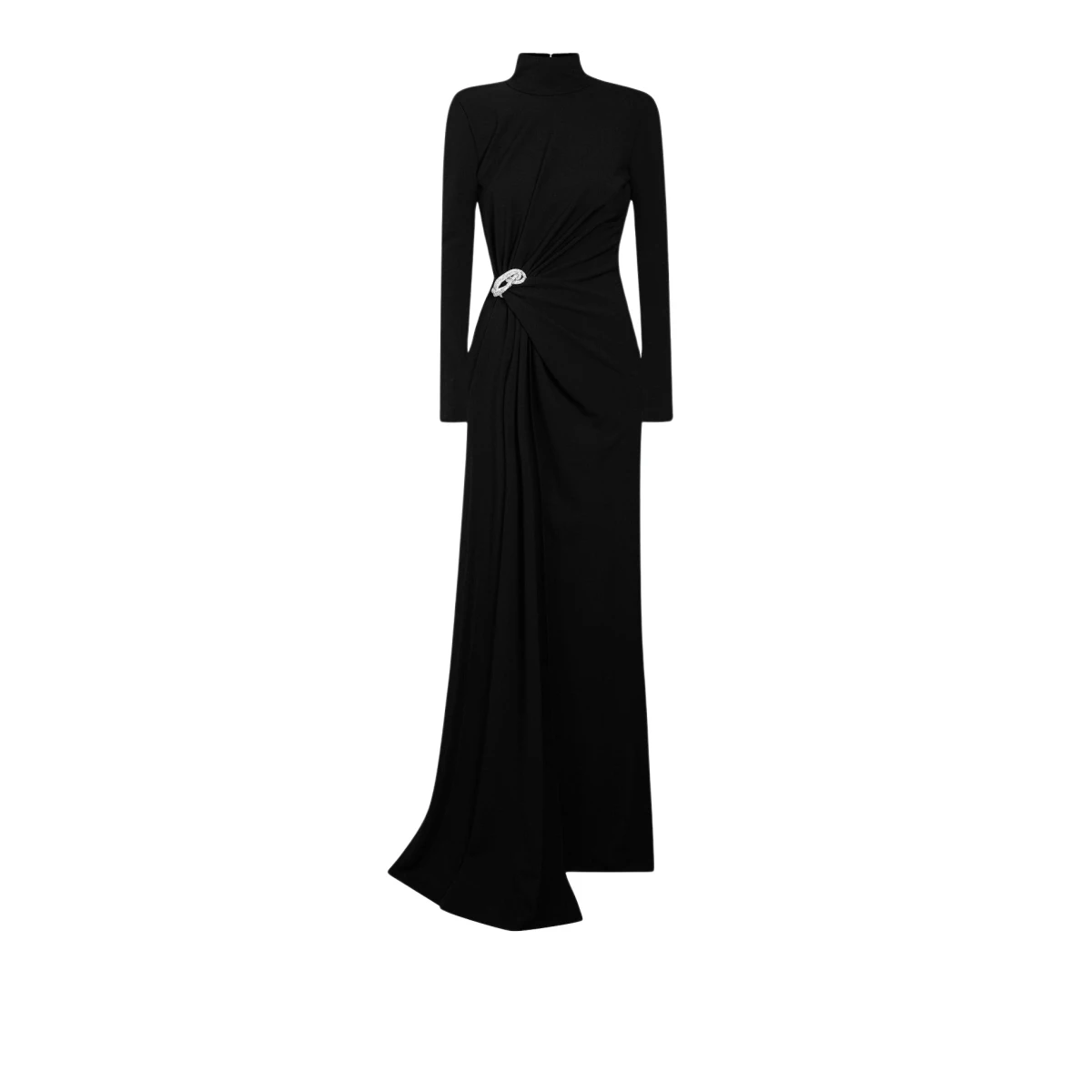 Safiyaa Benni Black Long Dress77177 nobg