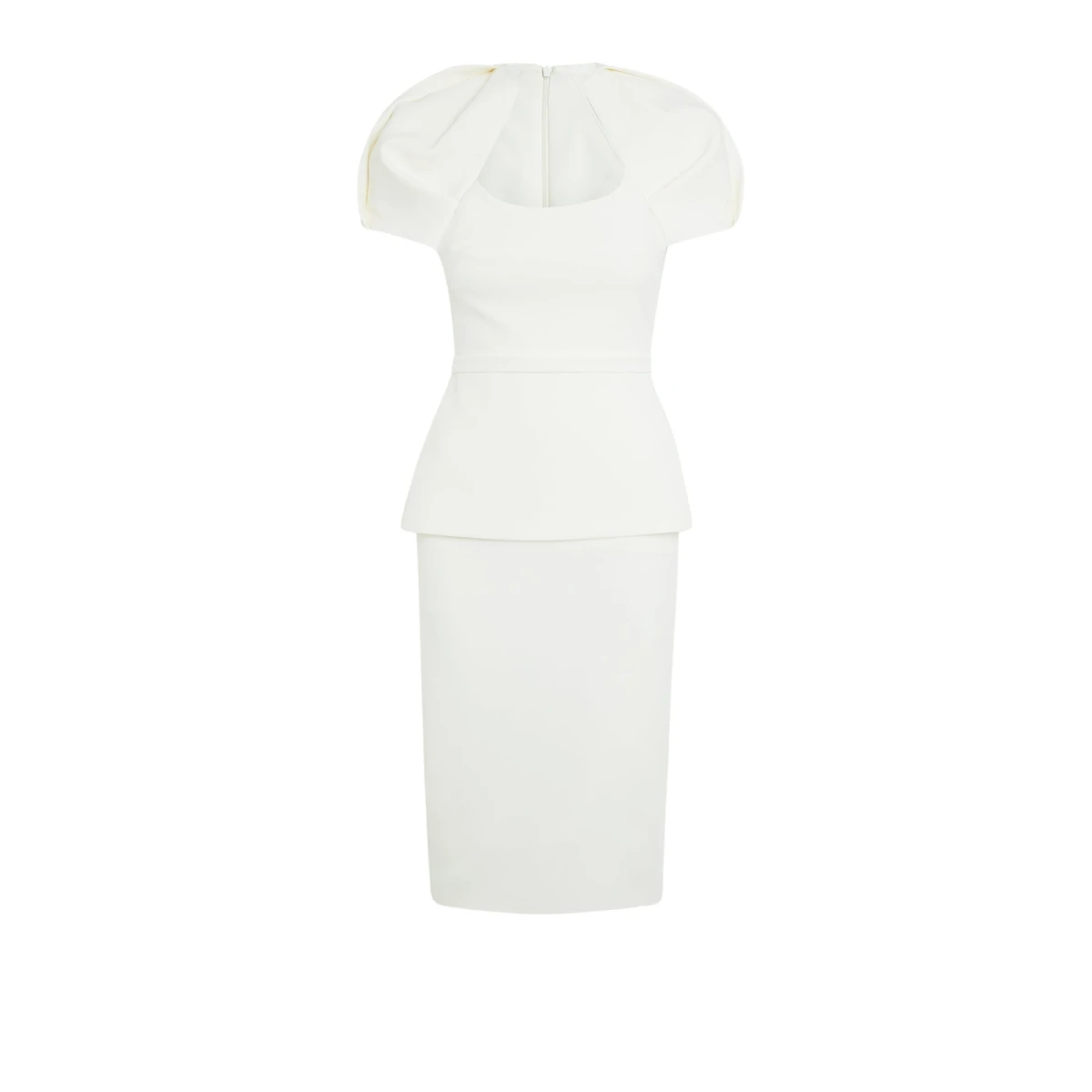 Safiyaa Briante Ivory Midi Dress46872 nobg