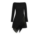 Safiyaa Corrina Black Short Dress