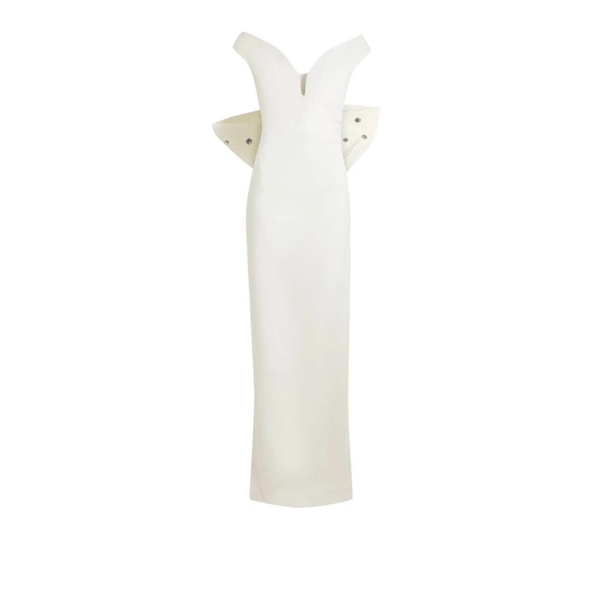 Safiyaa Damona Ivory Long Dress76437 nobg