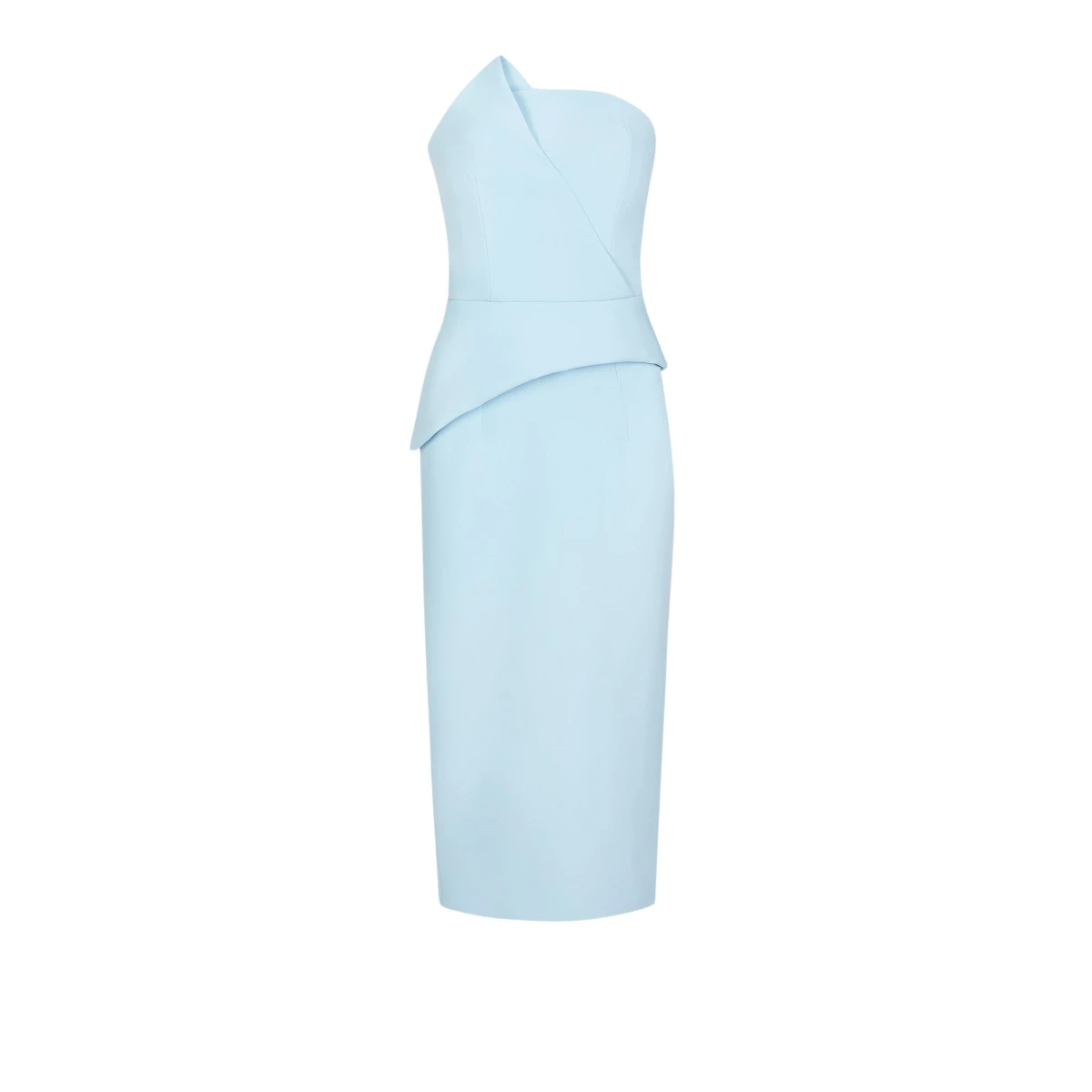 Safiyaa Delani Pale Blue Midi Dress99872 nobg