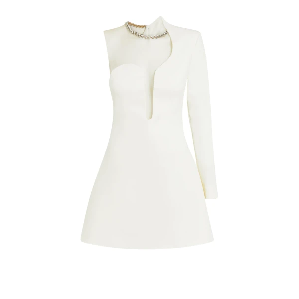 Safiyaa Jalia Ivory Short Dress81575 nobg