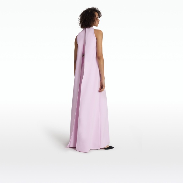 Safiyaa Joulia Lilac Snow Gown, view 3