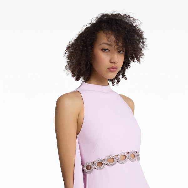 Safiyaa Joulia Lilac Snow Gown, view 4