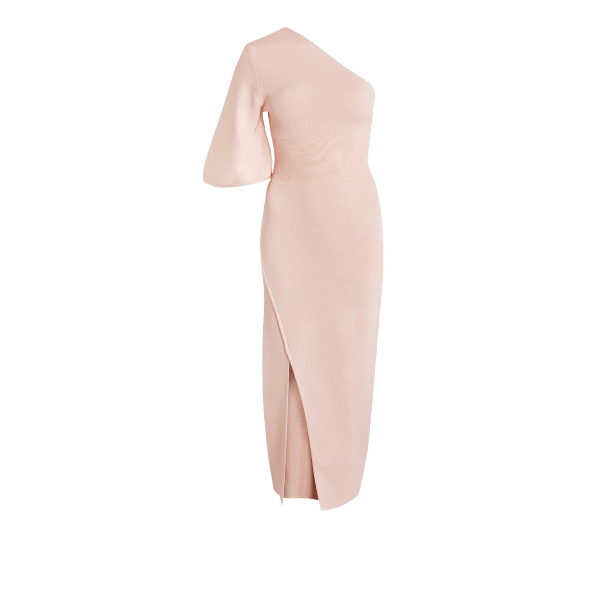 Safiyaa Kalypso Pink Knit Midi Dress61658 nobg