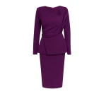 Safiyaa Laurana Currant Midi Dress72510 nobg