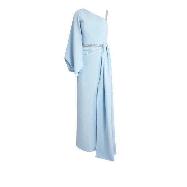 Safiyaa Loredana Pale Blue Long Dress73318 nobg