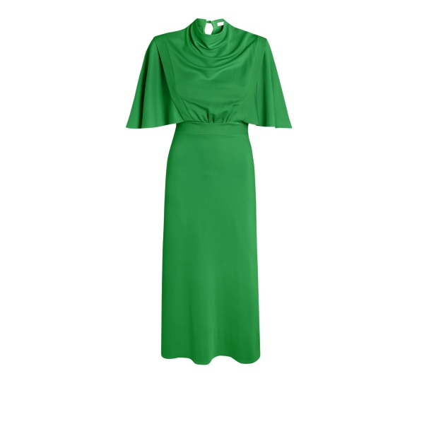 Safiyaa Miranda Jewel Green Midi Dress31530 nobg