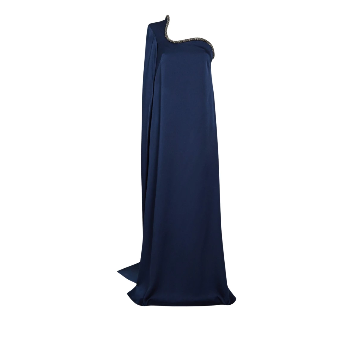 Safiyaa Nouvella Ink Blue Long Dress60045 nobg