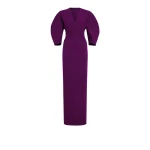 Safiyaa Nyla Currant Knit Midi Dress39569 nobg