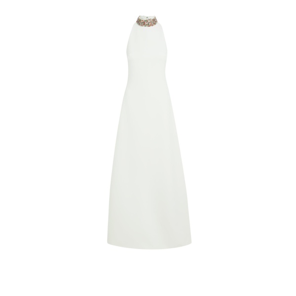 Safiyaa Priscilla Ivory Long Dress42801 nobg