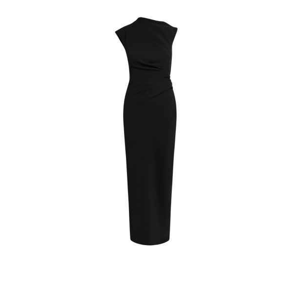 Safiyaa Salena Black Midi Dress36827 nobg