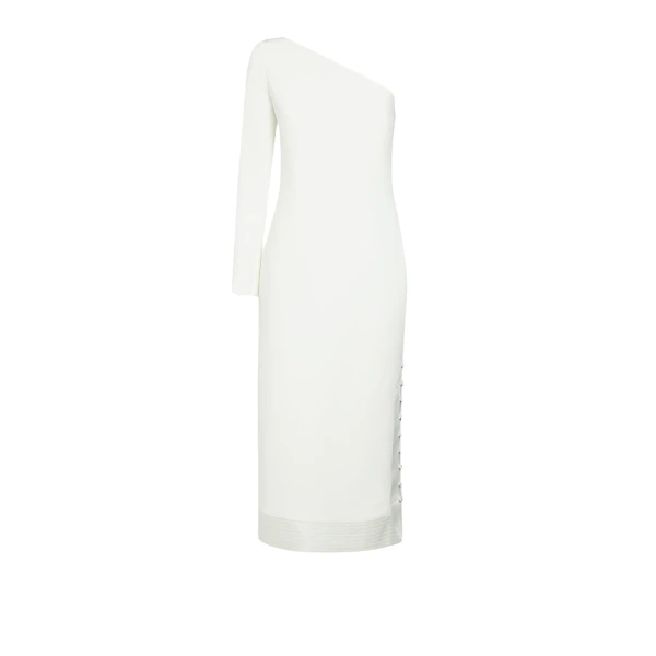 Safiyaa Violante Ivory Dress76020 nobg