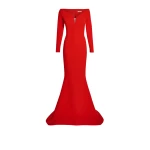 Safiyaa Wilson Red Long Dress74664 nobg