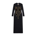 Schiaparelli Embroidered Crepe Coat Dress87864 nobg