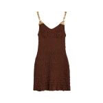 Schiaparelli Smocked Knit Dress99878 nobg