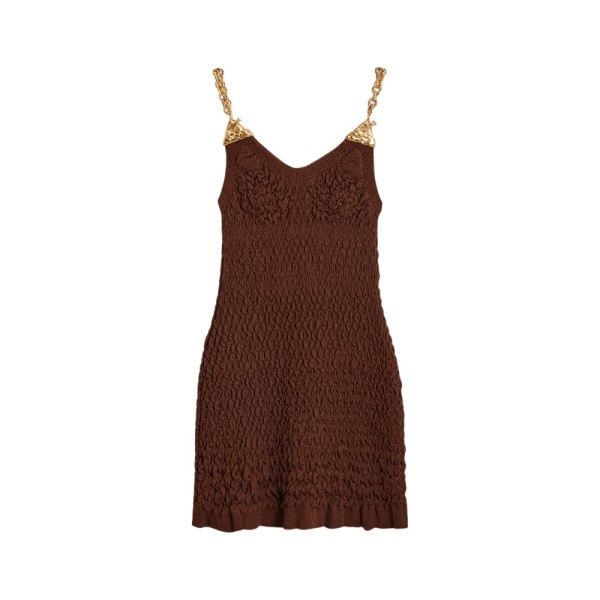 Schiaparelli Smocked Knit Dress99878 nobg