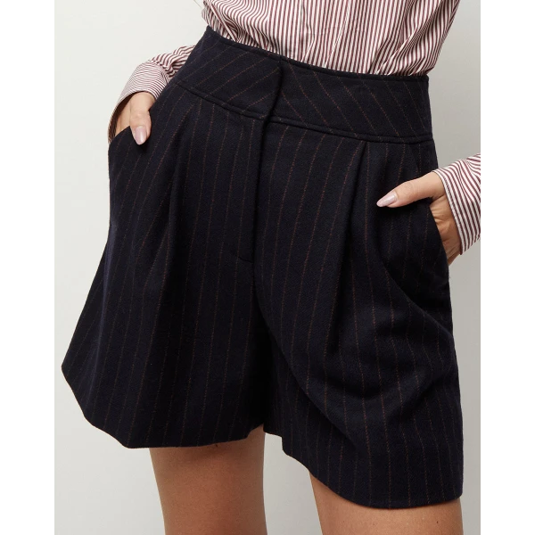 Haina Pinstriped Short