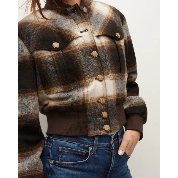 Stanley Plaid Bomber Jacket