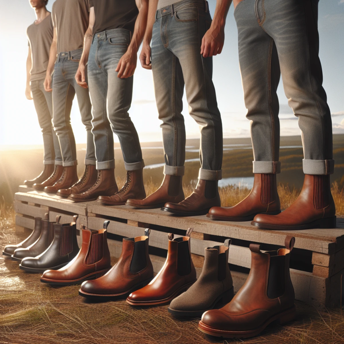 how high should chelsea boots be men