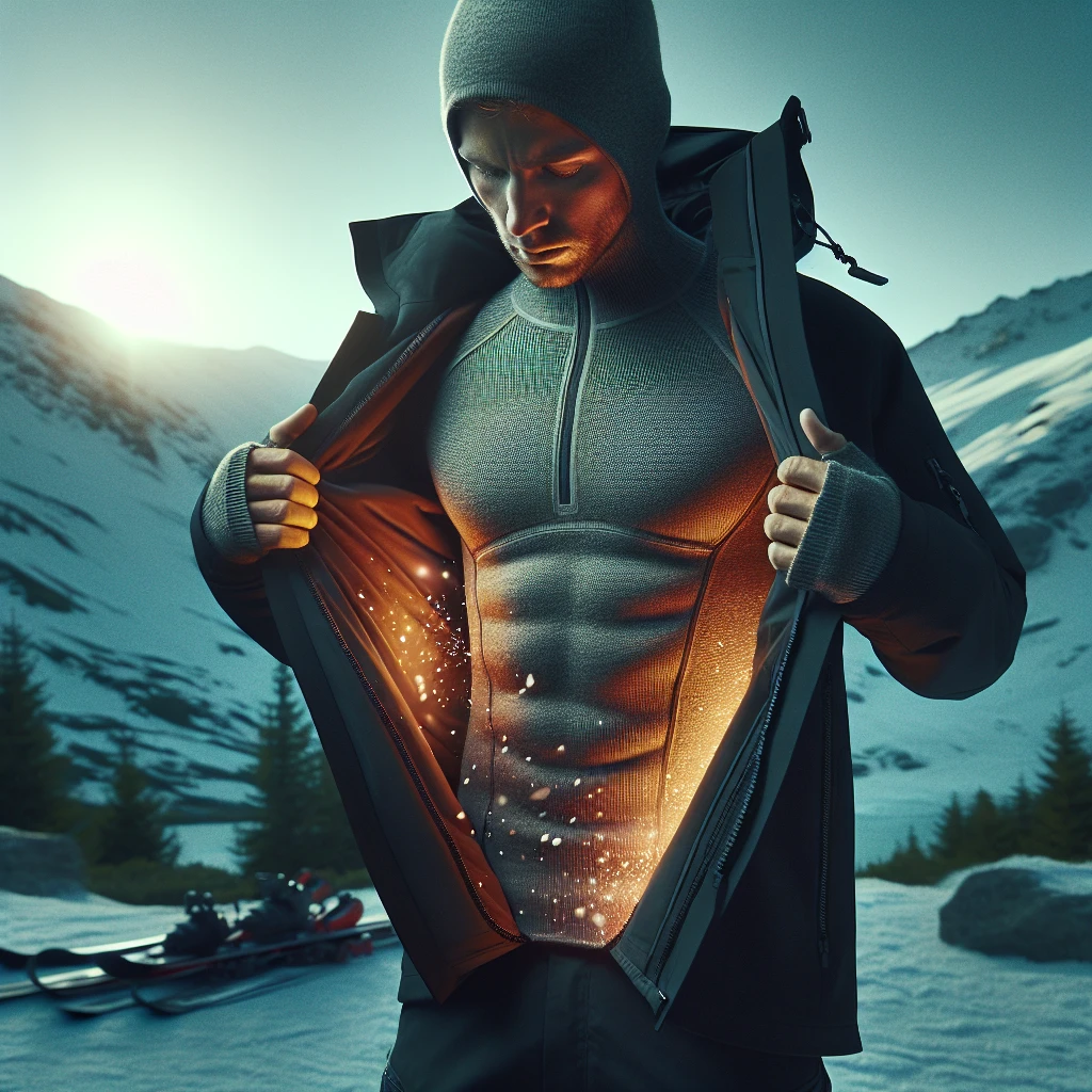 what do you usually wear under a ski jacket